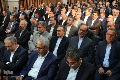 دیدار وزیر امور خارجه، سفیران و مسئولان نمایندگی‌های ایران در خارج از کشور با رهبر انقلاب
