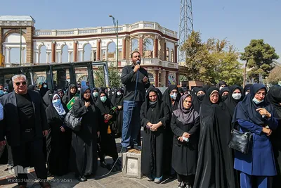 تشیع و تدفین شهید گمنام هشت سال دفاع مقدس
