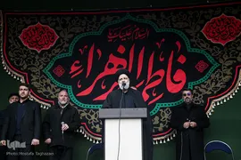 اجتماع عزاداران فاطمی در میدان هفت تیر تهران