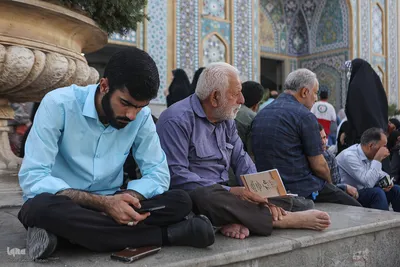 اجتماع پرشور دلدادگان حسینی در حرم عبدالعظیم (ع)؛ طنین دعای عرفه در قبله تهران
