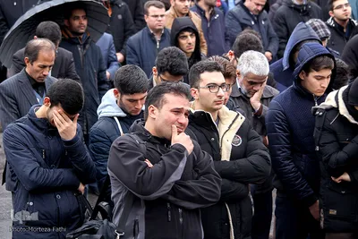 بدرقه دو شهید گمنام در دانشگاه تبریز