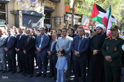 راهپیمایی بشارت نصر در شهرستان اهر