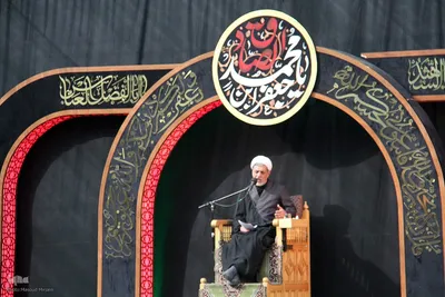عزاداری شهادت امام صادق در امامزاده جعفر (ع) یزد