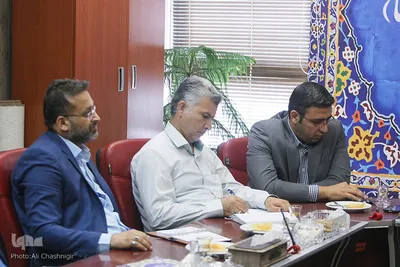 بازدید هادی مزینانی، رئیس مرکز فرهنگی خانواده ناجا از  سازمان قرآنی دانشگاهیان کشور