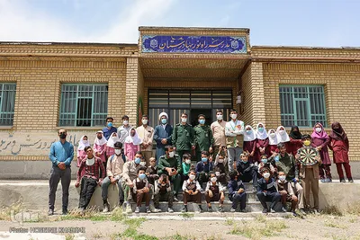 حضور اردوی جهادی اراک در روستای بهادرستان