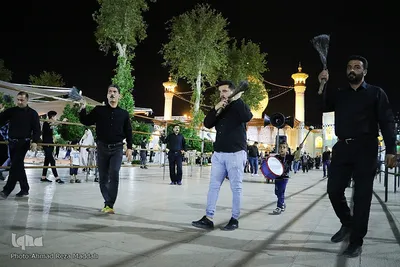 عزاداری شب چهارم محرم در حرم مطهر حضرت شاهچراغ (ع)‎‎