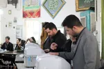 حضور حماسه ساز و پرشور ملایری ها در پای صندوق های رأی‎