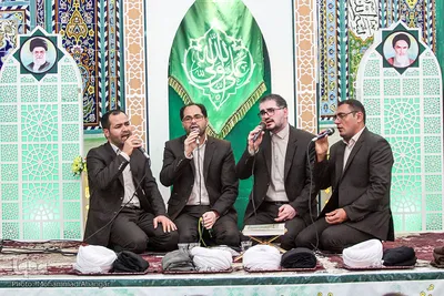 محفل انس با قرآن و عمامه‌گذاری طلاب در اهواز 
