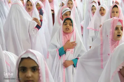 جشن تکلیف دختران دانش آموز در شهرکرد