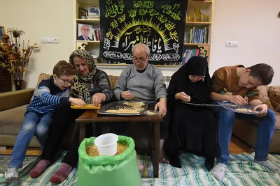 آیین سنتی پخت سمنوپزان در سمنان