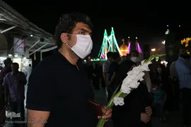 حرم کریمه اهل بیت(ع) در شب عید غدیر
