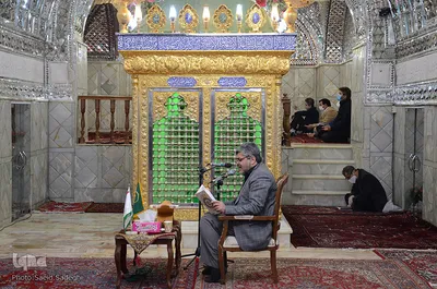 مراسم شب قدر در آستان امامزاده سید حمزه(ع) تبریز