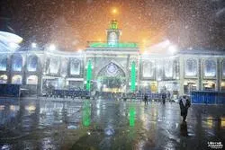 বাইনুল হারামাইনে  তুষারপাত + ফটো ও ভিডিও