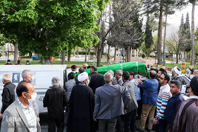 مراسم استقبال از پیکر مطهر آیت الله فقیه در شهرستان های سروستان و استهبان فارس