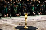 آیین سنتی شمع گردانی در شام رحلت حضرت معصومه(س)