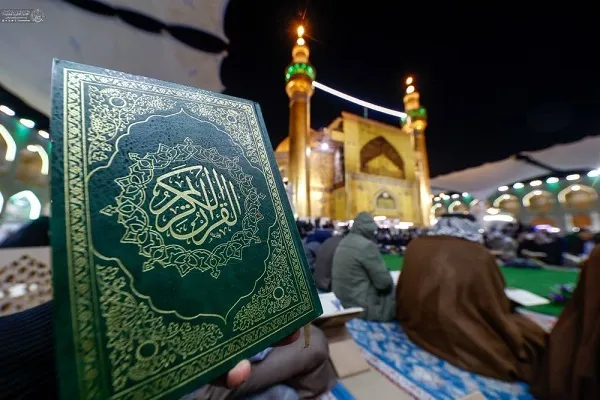 برنامه‌های قرآنی حرم امام علی (ع) در ماه رمضان + عکس