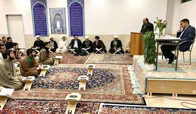محفل انس با قرآن در حوزه علمیه هامبورگ
