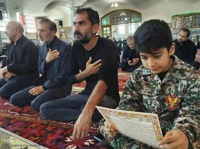 مراسم سوگواره رهبر شهید انقلاب اسلامی در اهر