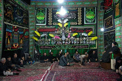 هیئت جان نثاران حضرت ابوالفضل در خیابان عبادی مشهد
