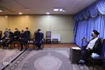 دیدارجهادگران دانشگاهی آذربایجان شرقی با امام جمعه تبریز‎‎