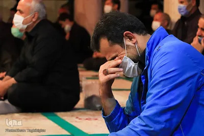 مراسم شب اربعین در حسینیه اعظم زنجان‎‎