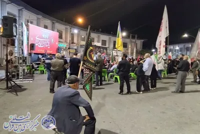 مردم بابلسر در یکصد و بیست‌وهشتمین اجتماع انقلابی با رهبر شهید وداع کردند