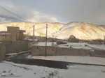 وضعیت راه های روستایی شهرستان اهر در روزهای سرد سال