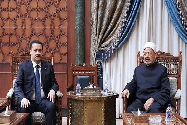 نخست وزیر عراق با شیخ الازهر دیدار کرد