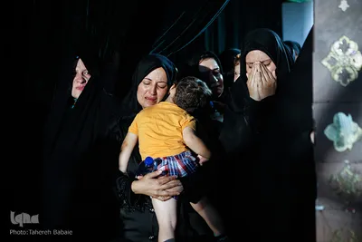 وداع با پیکر شهید مدافع حرم «بهرام مهرداد» در معراج شهدای تهران

