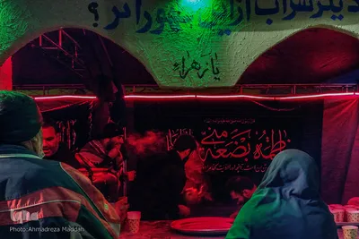 آیین تشییع نمادین حضرت زهرا (س) به همراه تشییع شهید گمنام در شهرک سعدی شیراز‎‎