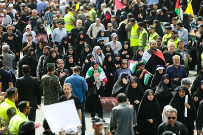 مراسم تشییع پیکر شهید «اسماعیل هنیه» در تهران