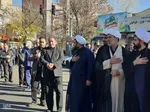 مراسم عزاداری خیابانی شهادت حضرت زهرا(س) در اهر