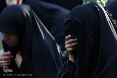 مراسم عزاداری روز هفتم محرم در قطعه 40 (سرداران بی پلاک) بهشت زهرای تهران