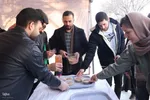 ایستگاه صلواتی گروه جهادی طلاب در سالروز ولادت‎