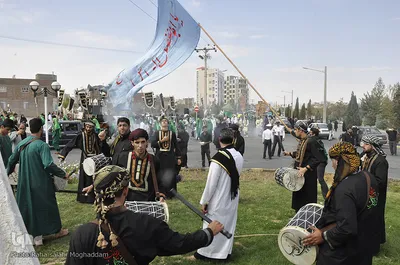 ورود نمادین کاروان حسینی به سرزمین کربلا