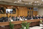 نشست ستاد انتخابات اصفهان پیش از آغاز رأی‌گیری