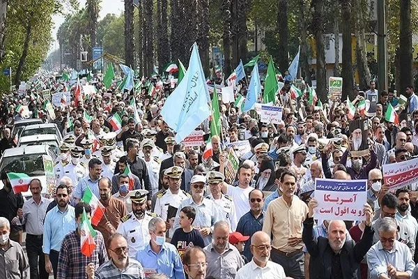 د ایران ولس د بلواګرو او شرغواړو په ضدخپله کرکه او نفرت نندارې ته وړاندې کړ