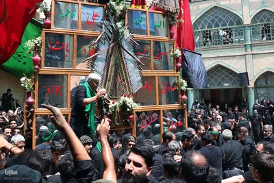 آیین نخل برداری هیئت حسینی نظرکرده یزد‎