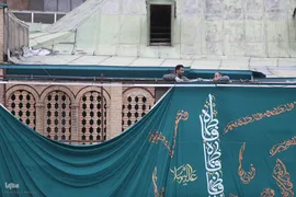 رونمایی از بزرگترین کتیبه دست‌نویس کشور در امام زاده صالح