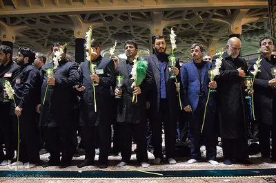 مراسم شمع‌گردانی در شام وفات حضرت معصومه(س)