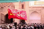 آیین عزاداری ۱۳ محرم در مسجد ملااسماعیل یزد‎