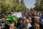 تشييع و خاكسپاري پيكر جانباز قهرمان بهمن گلبارنژاد