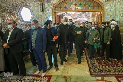 مراسم تشییع پیکر سردار شهید عبدالرسول استوار محمودآبادی در شیراز