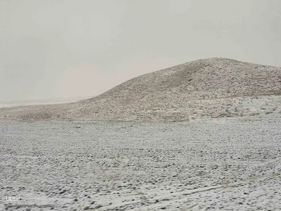 طبیعت برفی ارتفاعات و مناطق روستایی اهر