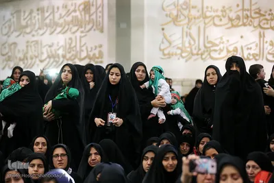 شیرخوارگان حسینی در حرم مطهر حضرت معصومه(س)