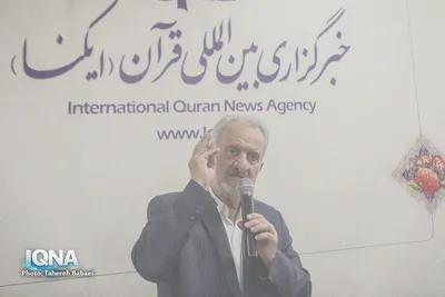 حضور عباس سلیمی، استاد پیشکسوت قرآن به مناسبت روز خبرنگار در تحریریه ایکنا