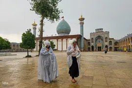 باران اردیبهشت در حرم شاهچراغ(ع)