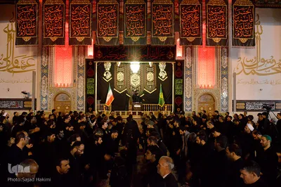 مراسم عزاداری سیدالشهدا در حرم حضرت معصومه(س)