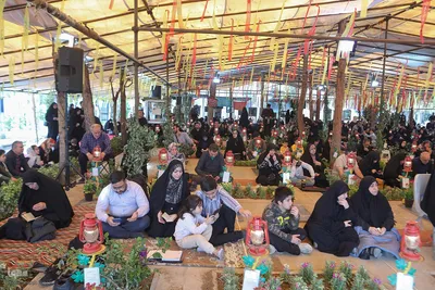 مراسم تحویل سال نو در جوار گلزار شهدای گمنام بهشت زهرا (س)