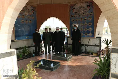 زیارت نماینده ولی فقیه در استان از امامزادگان بوشهر